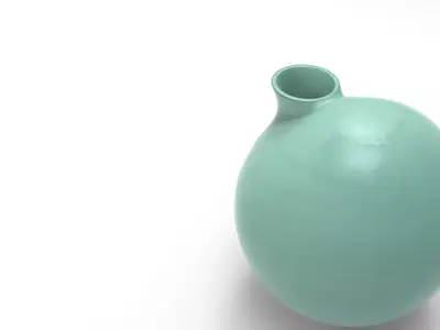 Lue Vase Low-poly 3D model