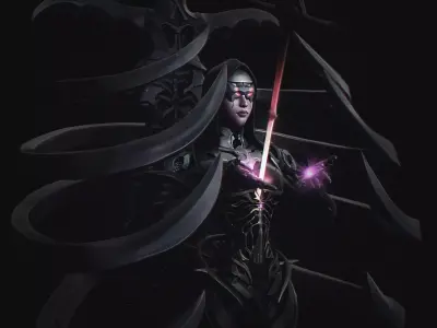 Cyber Nun 3D print model