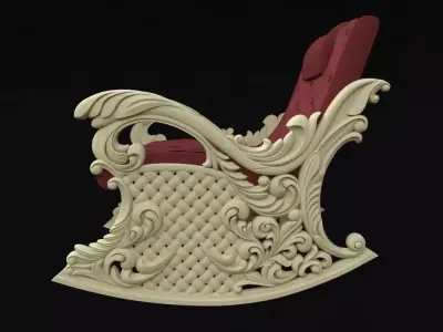 rocking chair 3D model
