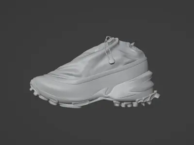 Sneakers Concept Salomon Low-poly 3D model