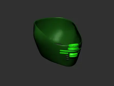 helmet high poly sculpt 3d printable ver 7 3D model 3D model 112