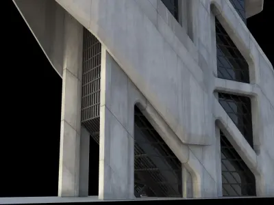  Futuristic Building 105 