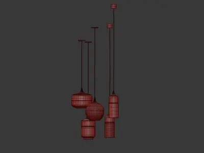 PENDANT SET 21 3D model