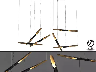 Delighfull Unique Pendant Lamp 3D model