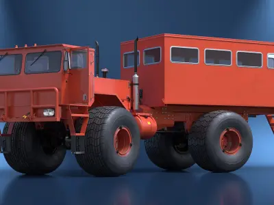  Antarctica Delta Vehicle Rigged 