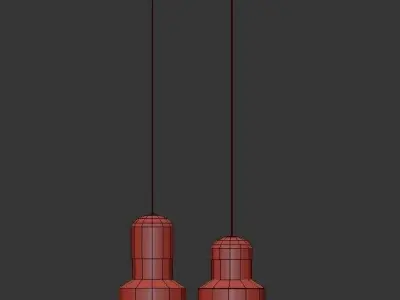 Cement pendant 3D model