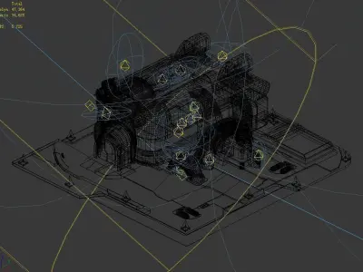 Sci Fi Building-Preparation Center 01 3D model purchase