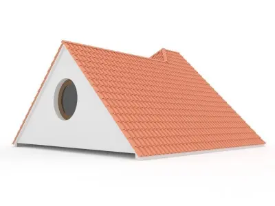 Realistic Roof Shingles 12 3D model