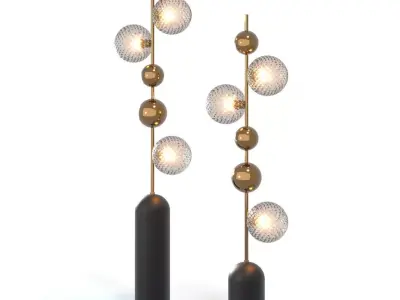 FLOOR LAMP 01 3D model
