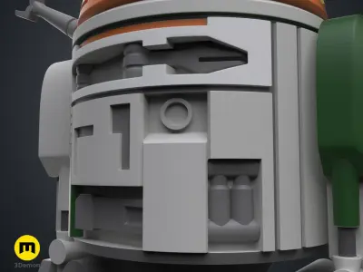 C1-10P Chopper Droid - Star Wars 3D print model
