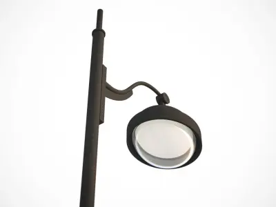 Old-time street lamp 3D model