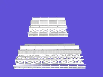Mining Conveyor HO and N 3D Print 3D print model
