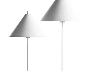 Pottery Barn Ellis Metal Table Lamp 3D model