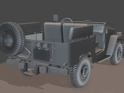 The Toyota Land Cruiser 3D model