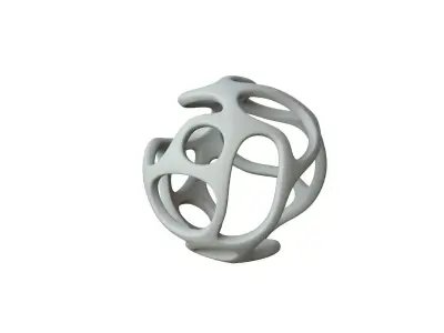 SciFi Cube Object No 22934 Low Poly Shape Texture