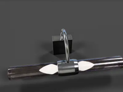 Mirror Light - Low Poly Low-poly 3D model