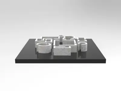 ARCHIPLAN 09 Low-poly 3D model