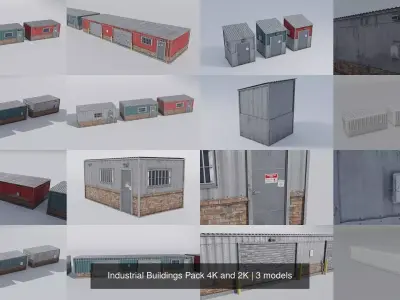 Industrial Buildings Pack 4K and 2K