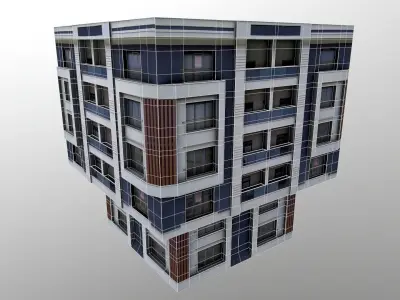 Architectural Building-10 Low-poly 3D model purchase