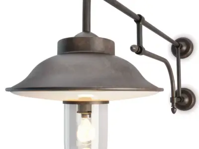 Fiati Industrial Wall Lamp 3D model