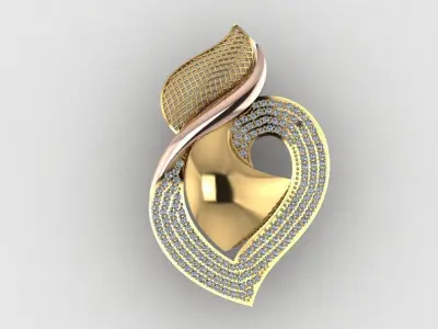 36  LATEST TURKEY DESIGN PENDANT FOR WOMEN 3DM DETAILS 3D print model