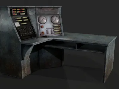 Electric Panel 2 Low-poly 3D model