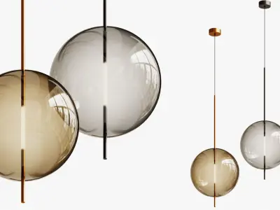 Kandinsky pendant lamp 3D model