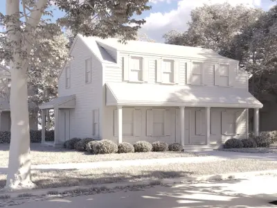 USA Neighbourhood 3D model