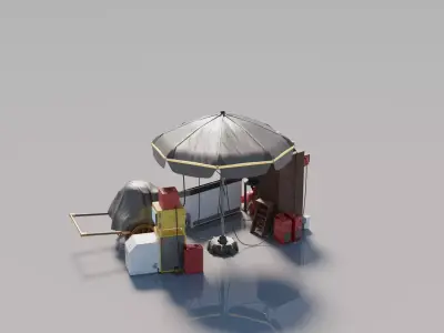 Cyberpunk House 10 3D model