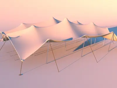 Stretch Tent 3D model