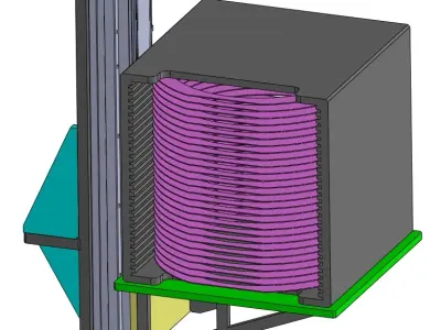 Chip AOI visual inspection machine 3D model