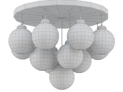 2 X CHANDELIER 3D model