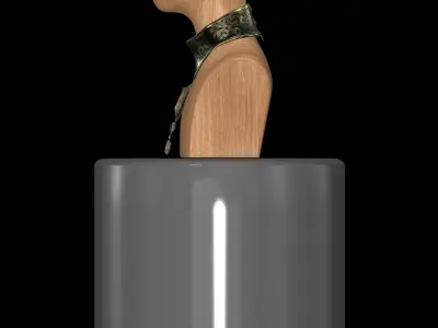 ACCESSORIES Necklace fv2 acc7 FOR FV2 AVATAR CLO3D MARVELOUS Low-poly 3D model