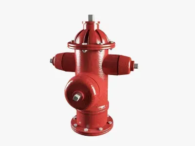 Water hydrant 3D model