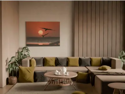  3D Interior Scene 3D model
