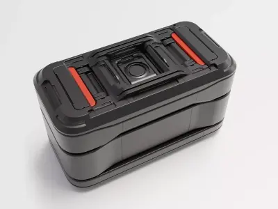 Sci-Fi Storage Crate 3D model