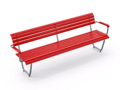 LandiRL park bench 3D model