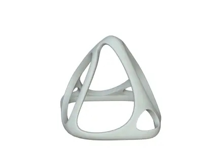 SciFi Cube Object No 57528 Low Poly Shape Low-poly 3D model