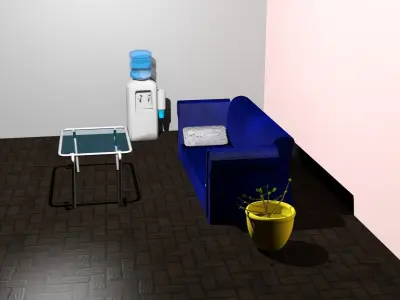 Office assets Free 3D model