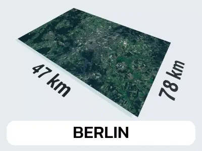 Berlin Germany City Landscape 3D Model 3D model