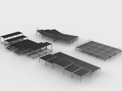 small Stage set 3D model