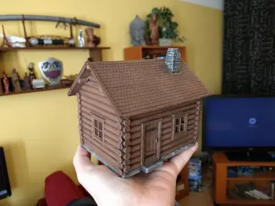 Log Cabin 3D print model