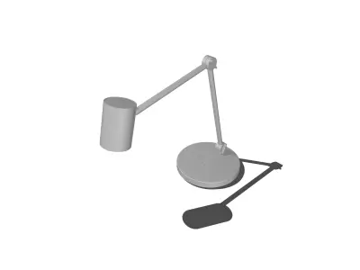 Modern Adjustable Desk Lamp Minimalist 3D Model Low-poly 3D model