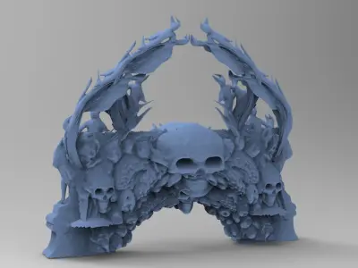 Catacombs of France gateway 2 3D model