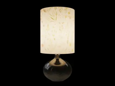 Pottery Table Lamp 3D model