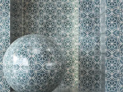 moroccan Tile Texture 4K - Seamless Texture