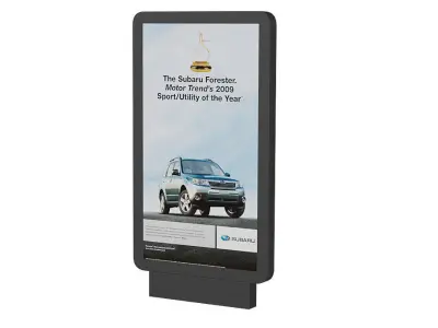 Street Advertising BLENDER 3D Model Cycles 3D model