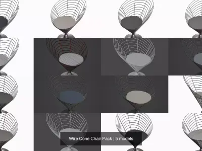 Wire Cone Chair Pack