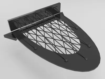 porch roof  3D model