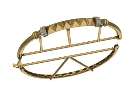 jewelry  5 Bracelet  pipe - cylindre 3D print model